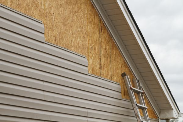 Grey Vinyl Siding Installation in Annapolis